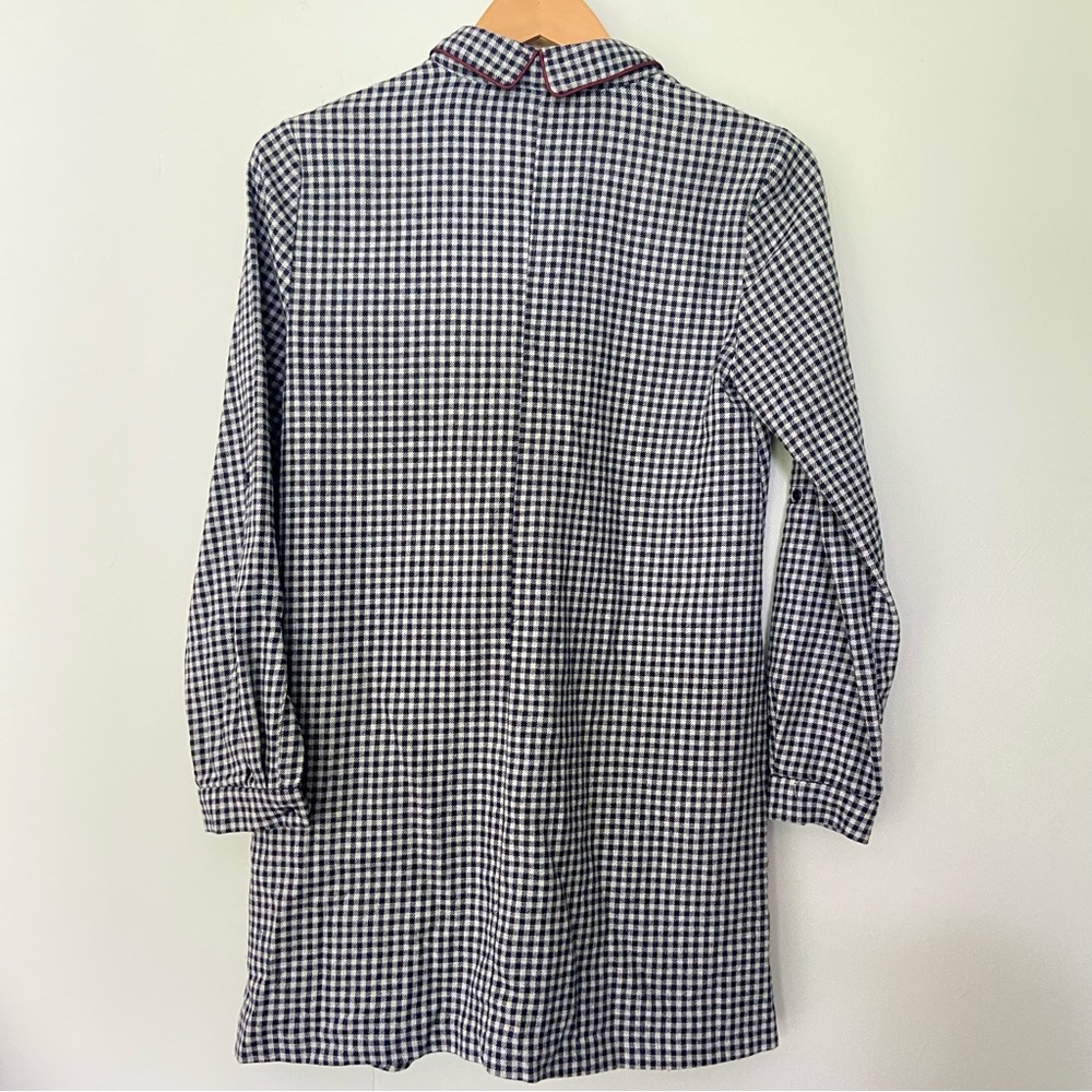 Zara Basic Collection Gingham Flannel Plaid Mini … - image 4